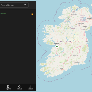 Fleet management platform map view