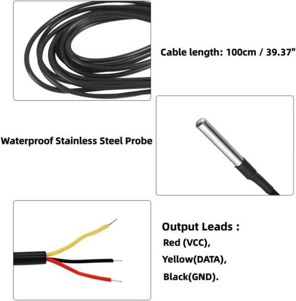 DS18B20 waterproof temperature sensor